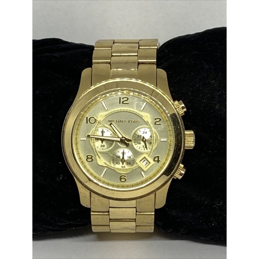 Michael Kors Runway MK8077 Women Stainless Steel A